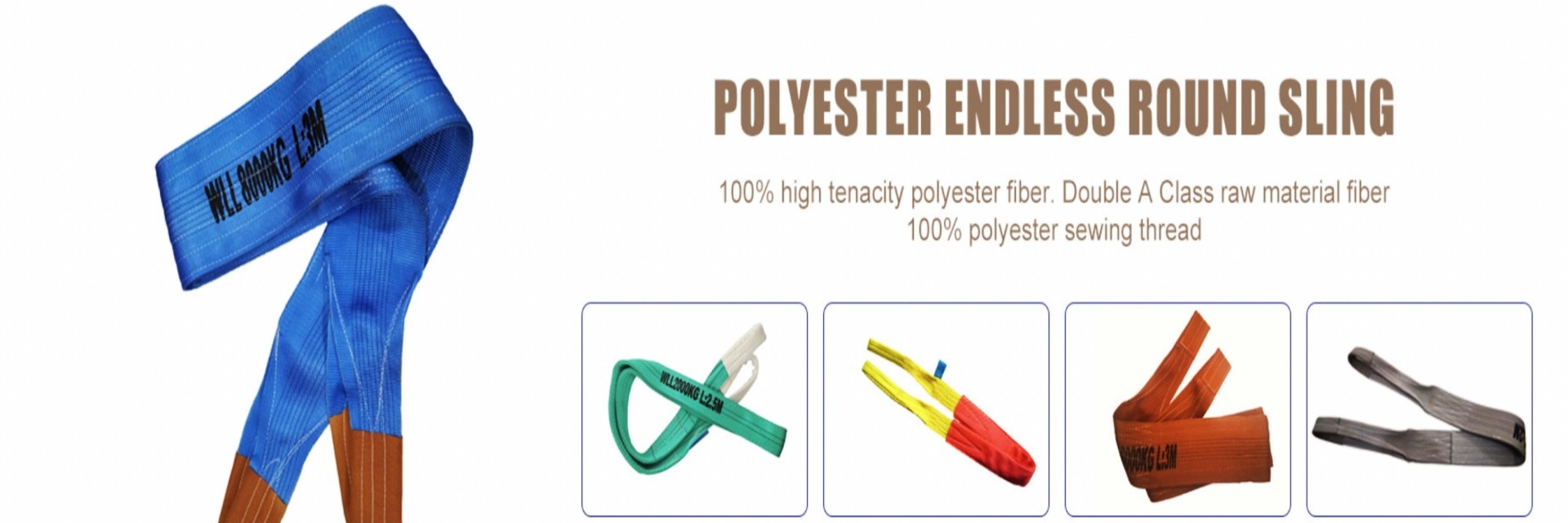 qualité Élingue de levage de polyester usine