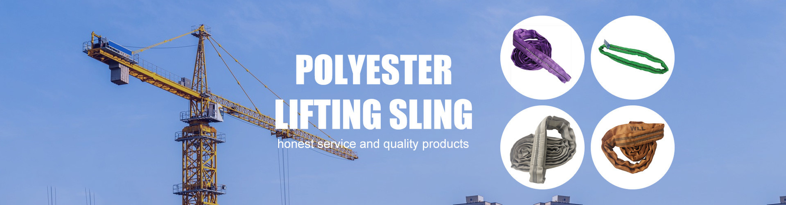 qualité Élingue de levage de polyester usine