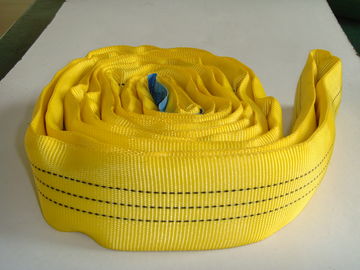 acheter bride ronde molle de la ténacité 3T de jaune élevé de polyester, élingues de levage de cargaison online manufacture