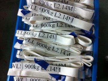 acheter OEM blanc sans fin de couleur de la bride 900kg de sangle du facteur de sécurité 5 à 1 disponible online manufacture