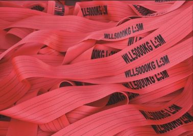 acheter Résistance à la rupture élevée rouge de la sangle EN1492-1 de cargaison de polyester de 5T 150mm online manufacture