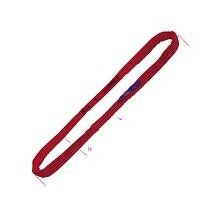 acheter Bride ronde de polyester résistant rouge, logo de levage de 5 courroies de tonne imprimable online manufacture