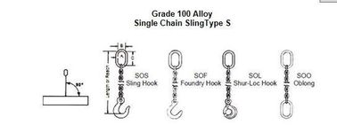 acheter Brides à chaînes de levage multi du but G100, type chaîne de bride de bride d'alliage online manufacture