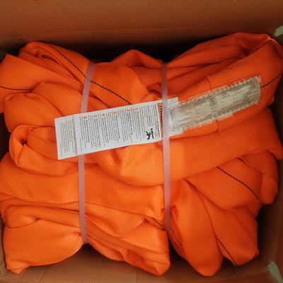 acheter Verticale résistante de bride ronde sans fin de polyester 26000 livres avec le manuscrit tissé online manufacture