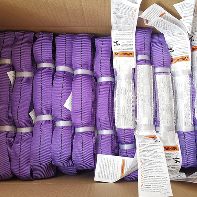 acheter Verticale résistante de polyester d'armure de sergé de larme pourpre d'élingue de levage 3000 livres online manufacture