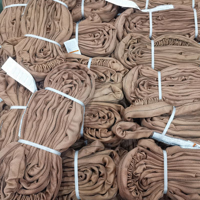 acheter Couleur brune polyester rond Sling Heavy Duty Jacket Twill Tissue motif vertical 6 tonnes online manufacture