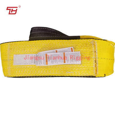 acheter Flat Pattern Polyester Lifting Sling Providing Lifting Capacity More Than 40 Tons and Safety Factor Levels 5 1 6 1 7 1 Engineered for Heavy Load Support online manufacture